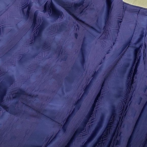 NYDJ mini dress Layla jacquard blue ruffle sheath 6 - Picture 8 of 9